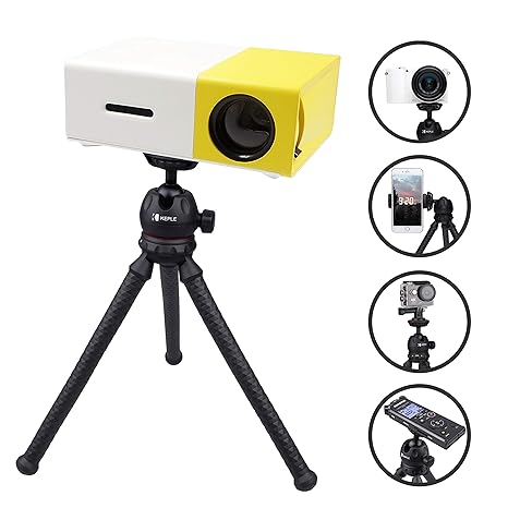 Trípode Mini Flexible Viaje Compatible con Mini Projector ELEPHAS ...