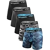 Natural Feelings Mens Underwear Coolzone Boxer Briefs for Men Pack Stretch Performance Quick Dry Sports Underwear