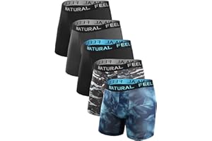 Natural Feelings Mens Underwear Coolzone Boxer Briefs for Men Pack Stretch Performance Quick Dry Sports Underwear