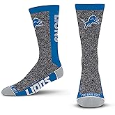 For Bare Feet NFL Unisex Marble Mvp Crew Sock Nfl Large