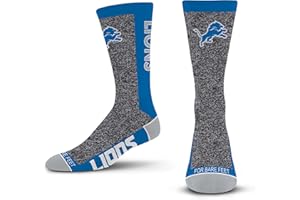 For Bare Feet NFL Unisex Marble Mvp Crew Sock Nfl Large