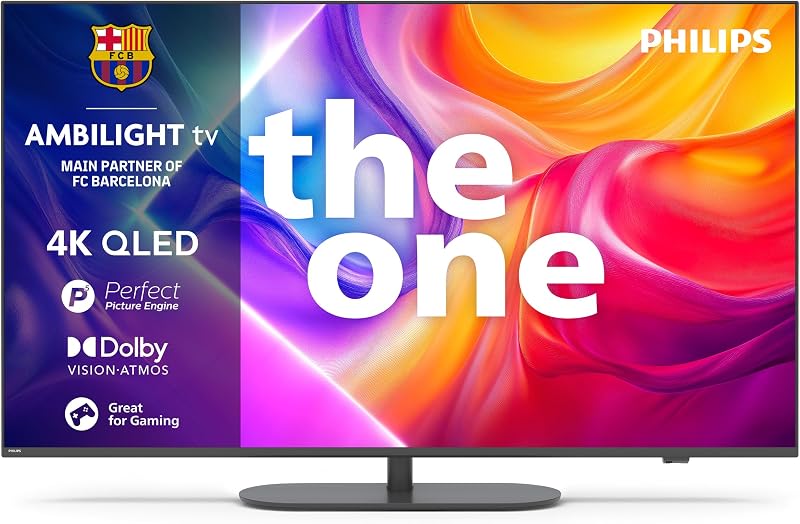 Ambilight 'The One' 55PUS9010 4K Smart TV - Pantalla de 55 Pulgadas con P5 Picture Engine Ultra HD, Titan OS, Dolby Vision y Sonido Dolby Atmos