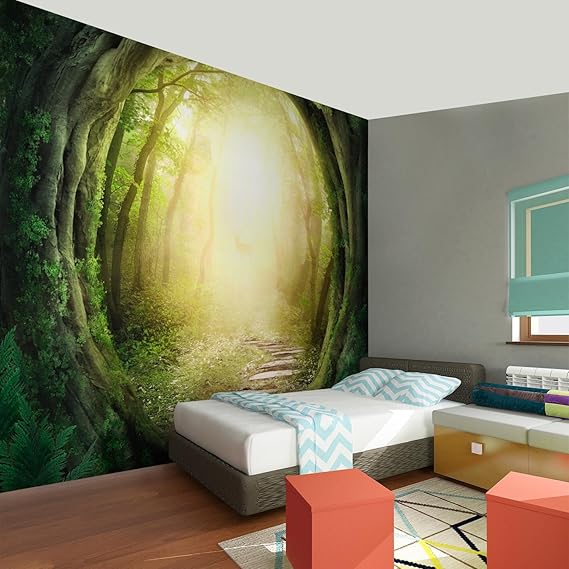 Fototapete Wald Vlies Wand Tapete Wohnzimmer Schlafzimmer Buro Flur Dekoration Wandbilder Xxl Moderne Wanddeko 100 Made In Germany Natur Landschaft Grun Runa Tapeten 9037010a Tapeten