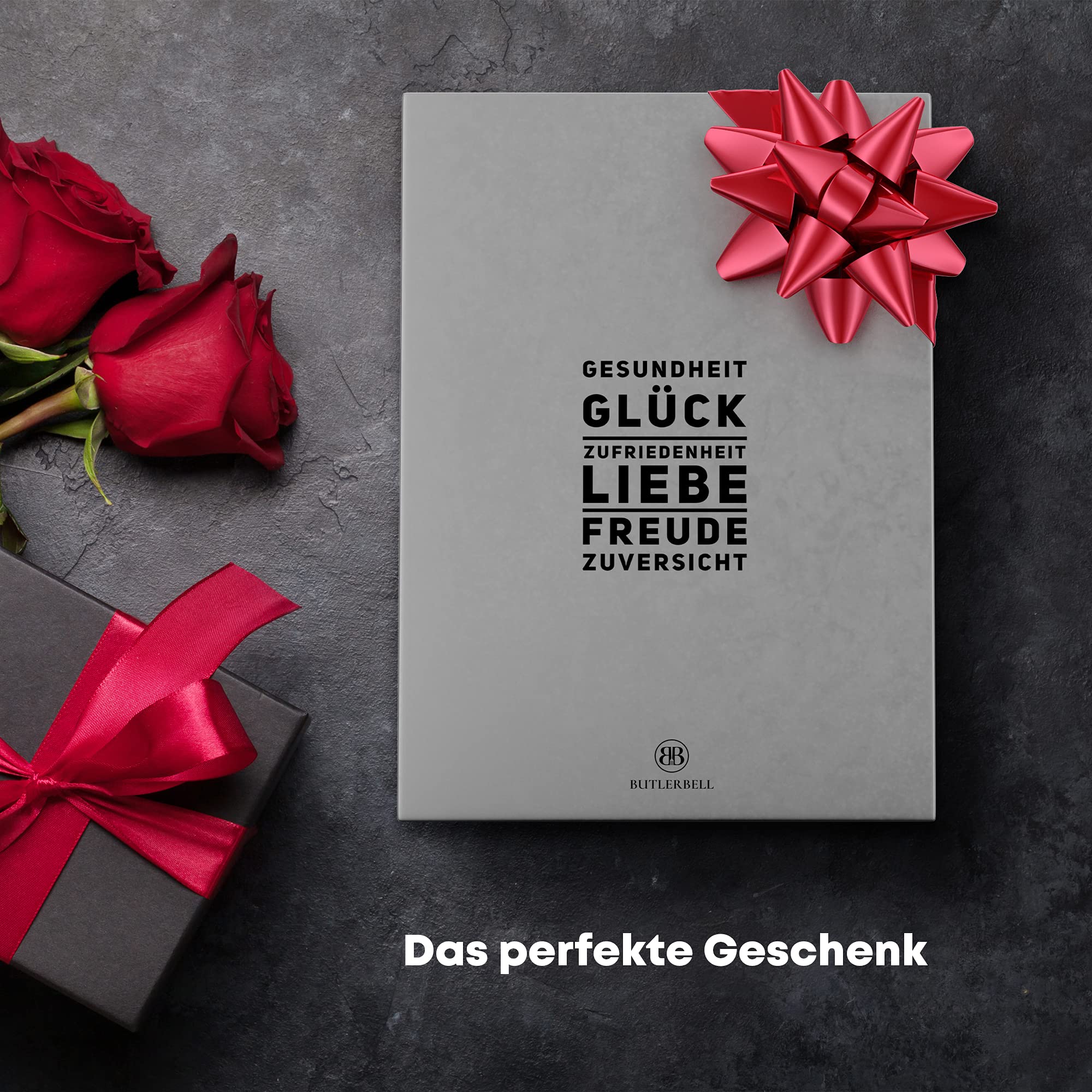 BUTLERBELL® Salz und Pfeffermühle mit Keramikmahlwerk | Gewürzmühlen Set | Hochzeitsgeschenke für Brautpaar 3