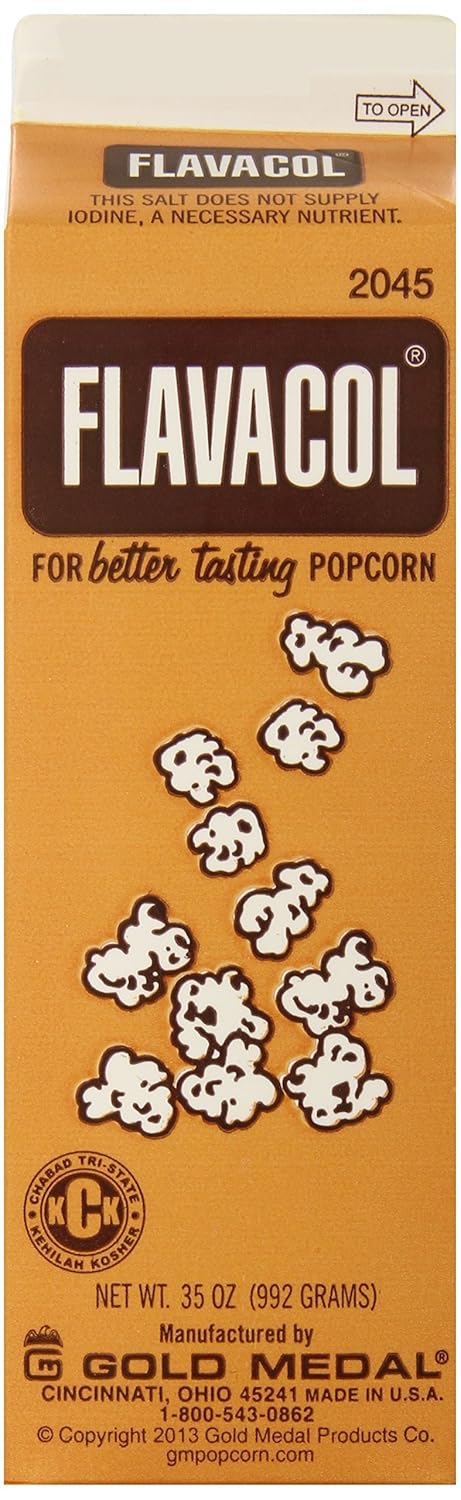 Gold Medal Prod. 2045 Flavacol Seasoning Popcorn Salt 35oz. : Flavored Salts : Grocery & Gourmet Food