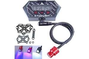 ELVISH TAC E-Tac Light Compound Bow Sight Light 3/8-32 15 Level Rechargeable Li-ion BT Sensor Auto On/Off NO ADAPTERS