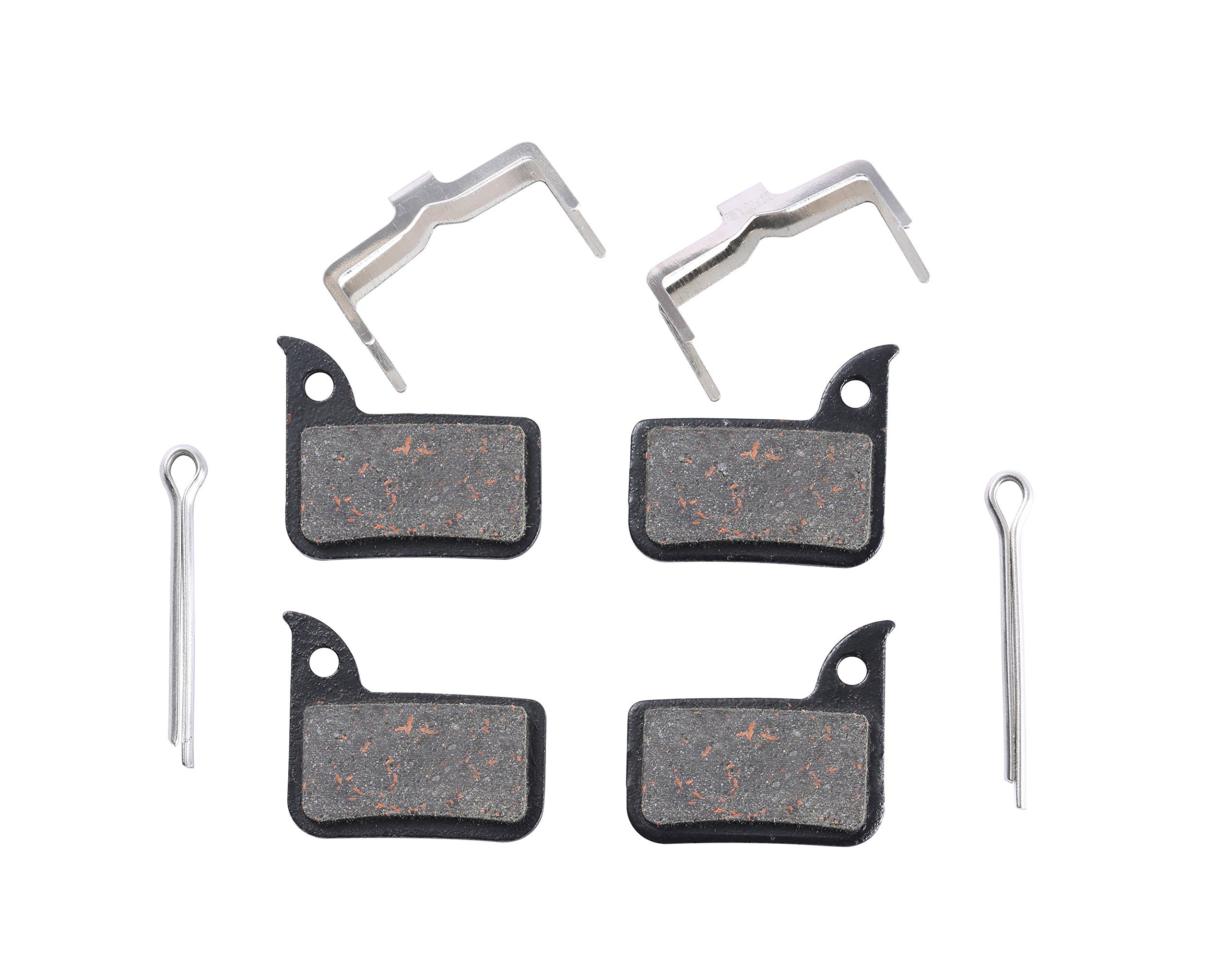 2 Pairs Bike Disc Brake Pads for SRAM Rival 22,Force 22,Red 22,S-700 (Semi-Metallic)