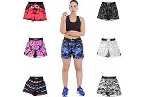 2BOLD Women's MMA, BJJ, Grappling, Jiu Jitsu, Boxing Trunk, Muay Thai, Yoga, Gym Training Shorts