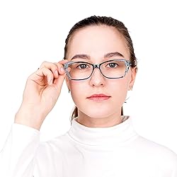 LifeArt 5 Pairs Reading Glasses, Blue Light
