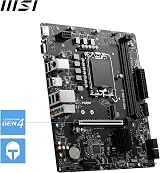 MSI PRO H610M-E Motherboard Micro-ATX LGA 1700 DDR5 PCIe 4.0 M.2 Gen3 view 5