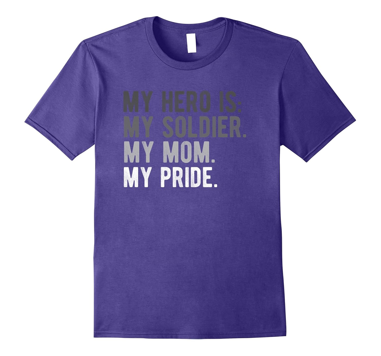 Proud Army Son Daughter Kids Shirt Mom Soldier Hero Apparel-ANZ