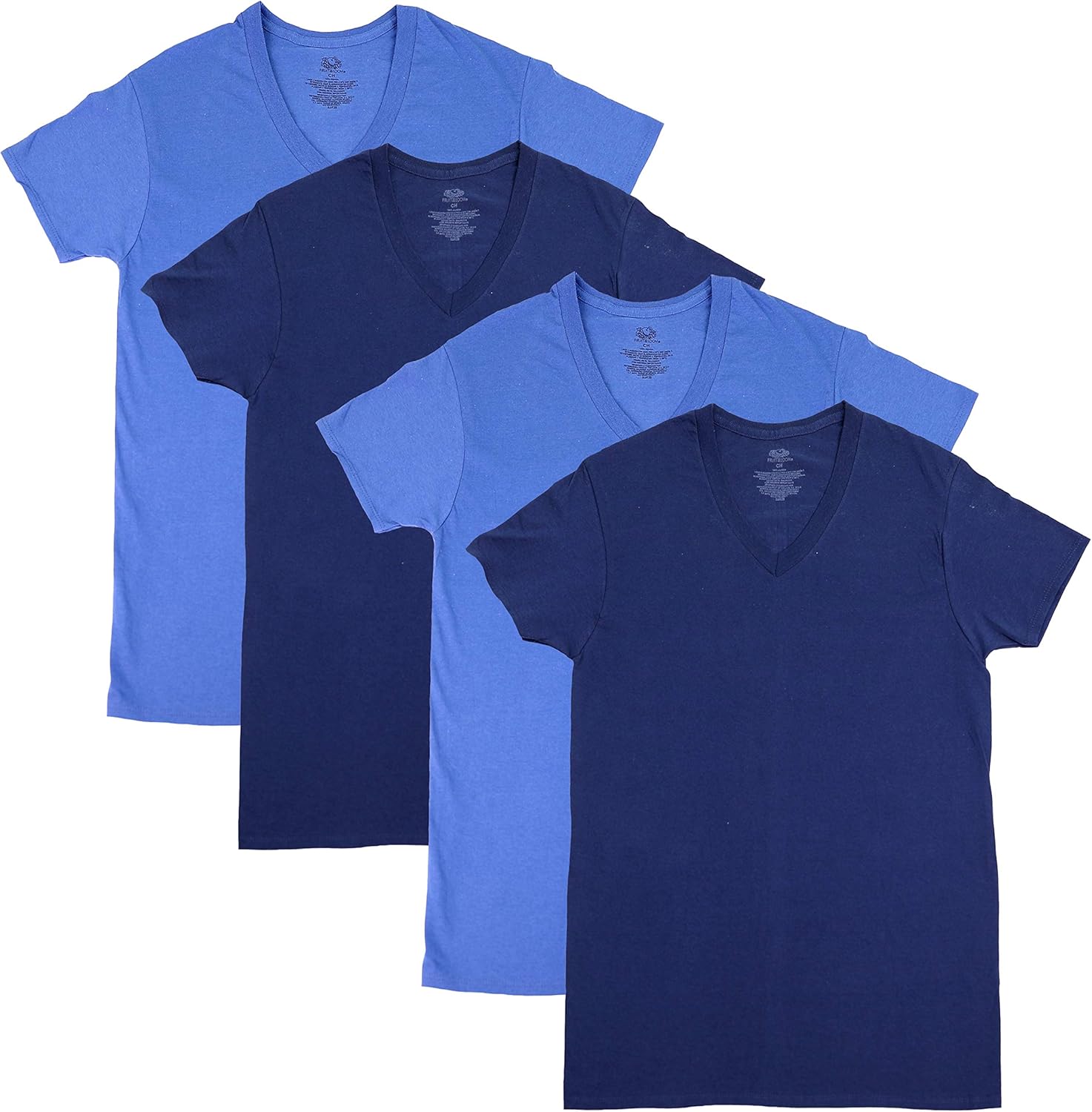 Fruit of the Loom Men's V-Neck T-Shirt Multipack at  Men’s Clothing store