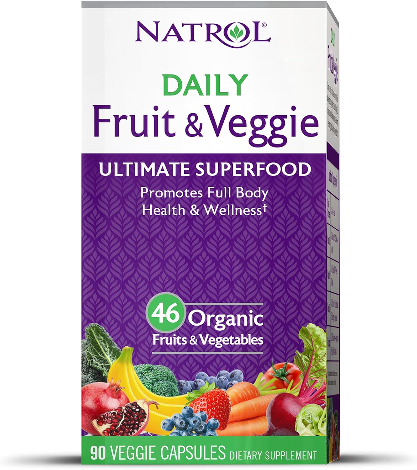 Natrol Daily Fruit and Vegetarian Capsules, 90 Count Health & Personal Care