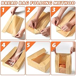 25 Pcs Bread Bags for Homemade Bread, Sourdough