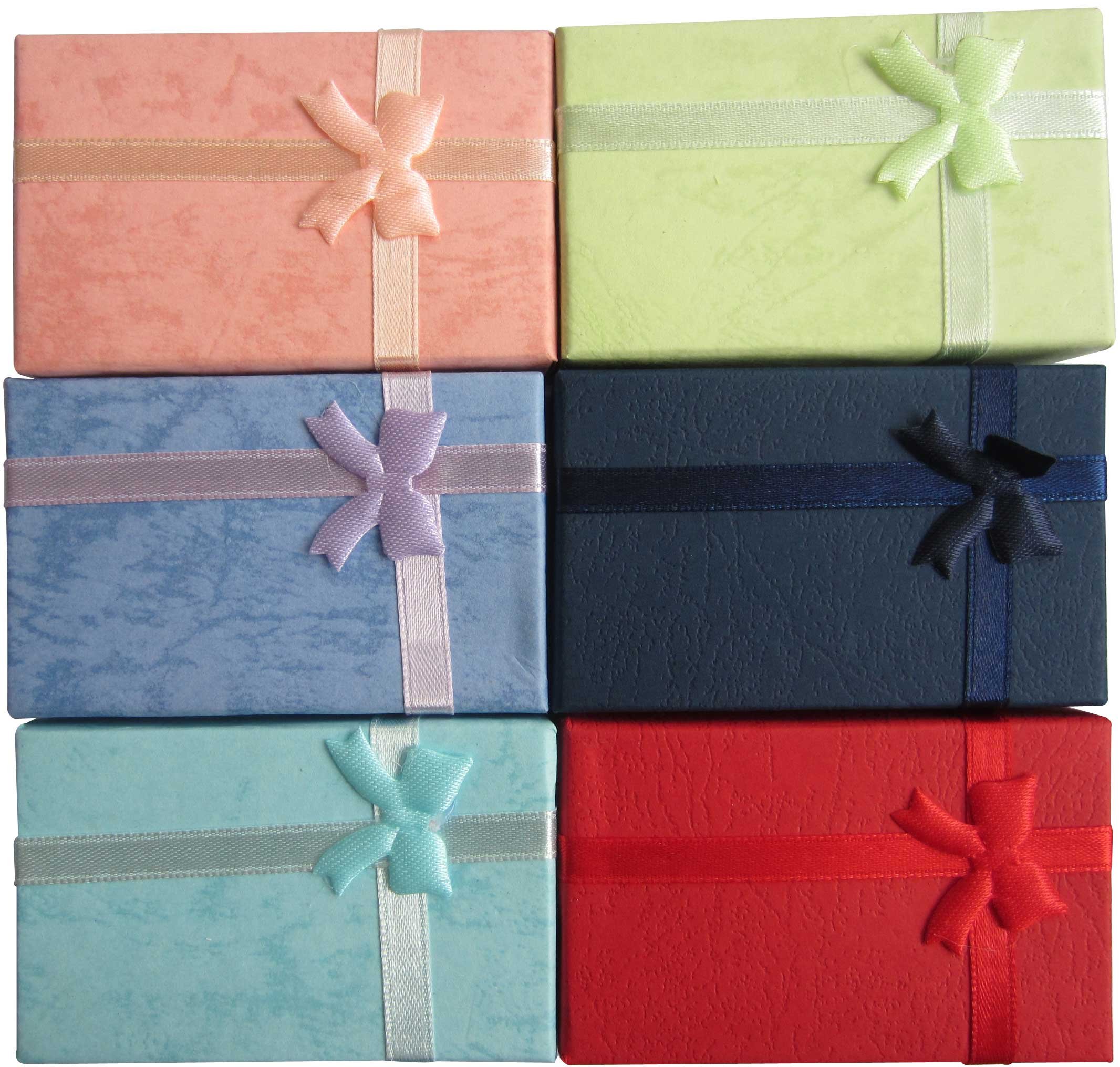 10pack Bracelet Jewelry Gift Boxes with Filler and Bow