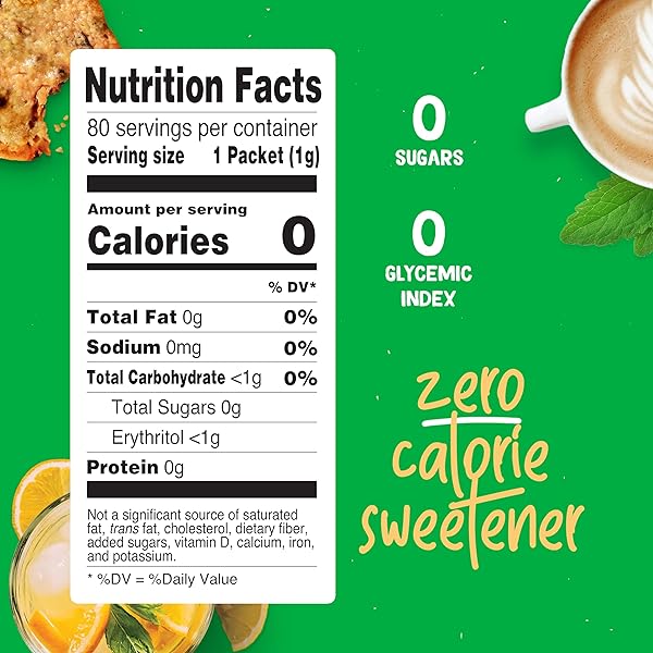 PYURE ORGANIC STEVIA PACKETS | ZERO CALORIE SWEETENER FOR COFFEE, AND BAKING | GRANULATED STEVIA SUGAR SUBSTITUTE | PLANT-BASED, KETO, DIABETIC & PALEO FRIENDLY | USDA ORGANIC, NON-GMO | 80 PACKETS