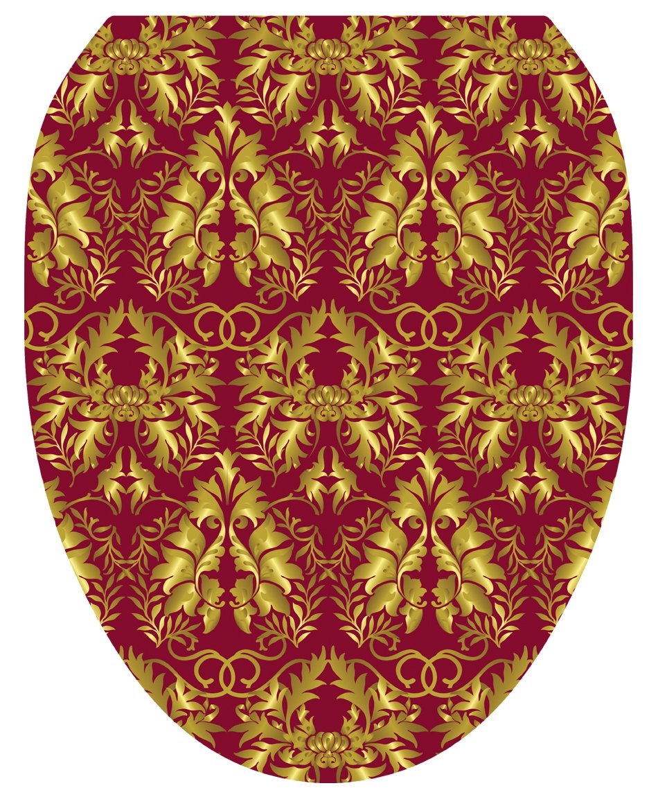 Best yellow wooden elongated toilet seat