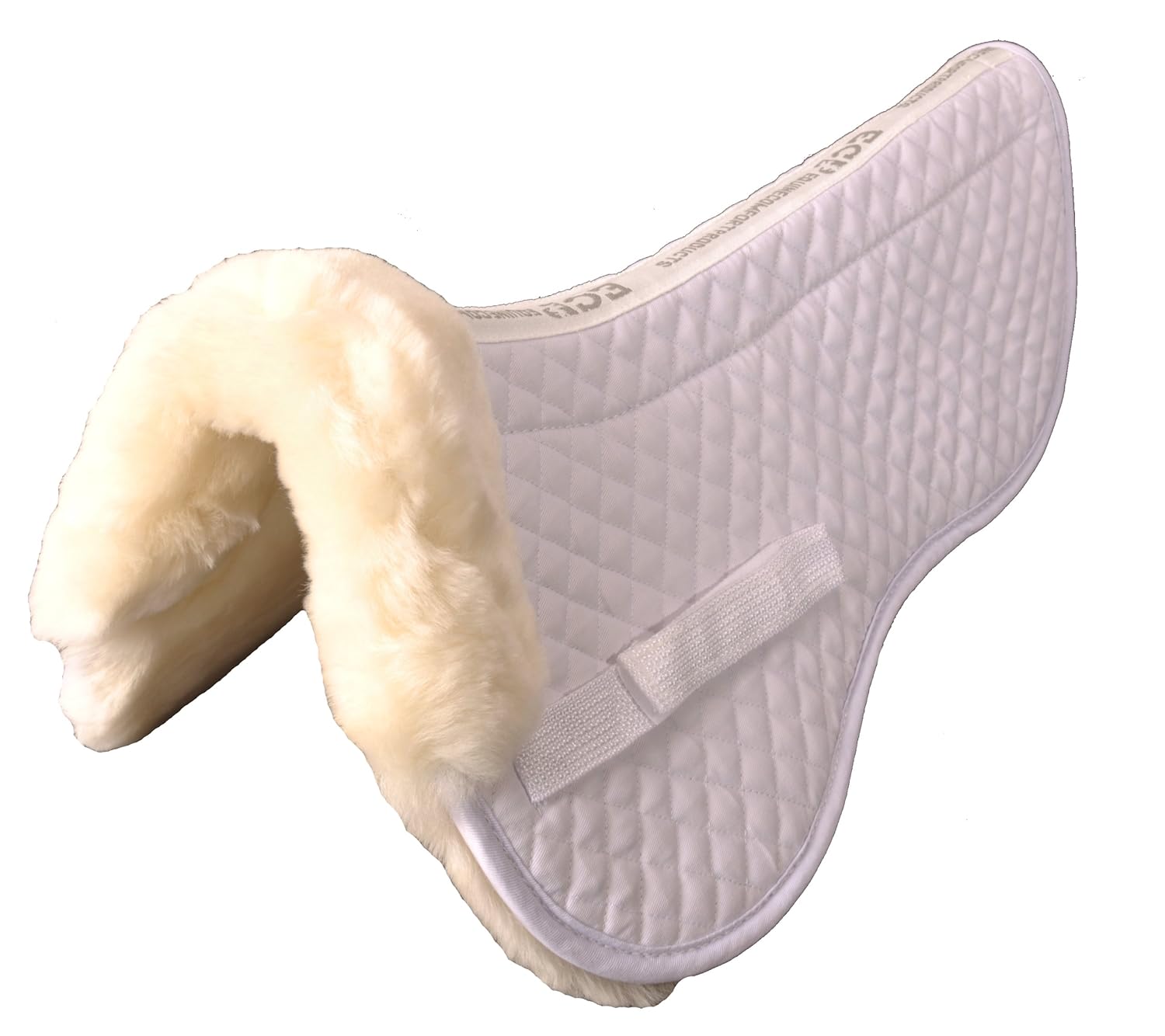 Buy Ecp Sheepskin Classic Half Saddle Pad Medium White Online At