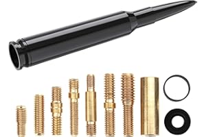RFAdapter Universal Bullet Antenna Car Vehicle Replacement Antenna Compatible with Ford F150 F250 F350 Super Duty Raptor Dodg