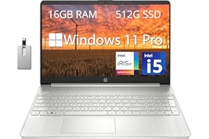 HP 15.6" FHD Business Laptop, Intel Core i5-1135G7, 16GB DDR4 RAM, 512GB PCIe SSD, Intel Iris Xe Graphics, Numpad, Webcam, Wi