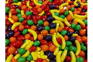 EMPORIUM CANDY TASTY TREATS FOR THE TUMMY Mini Fruit Shaped Candy - 1 lb of Sweet Crunchy Candies Perfect for your Dish or Vending Machines