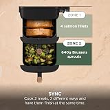 Ninja Double Stack XL Air Fryer 9.5L 4 Levels 6 Functions Black Copper view 7
