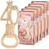 Orlabno 24 Packs 40th Bottle Opener, Gifts for 40th Birthday Party Favors, Wedding Anniversary Party Return, Gifts or Souvenirs for Guests, Theme Party Decorations