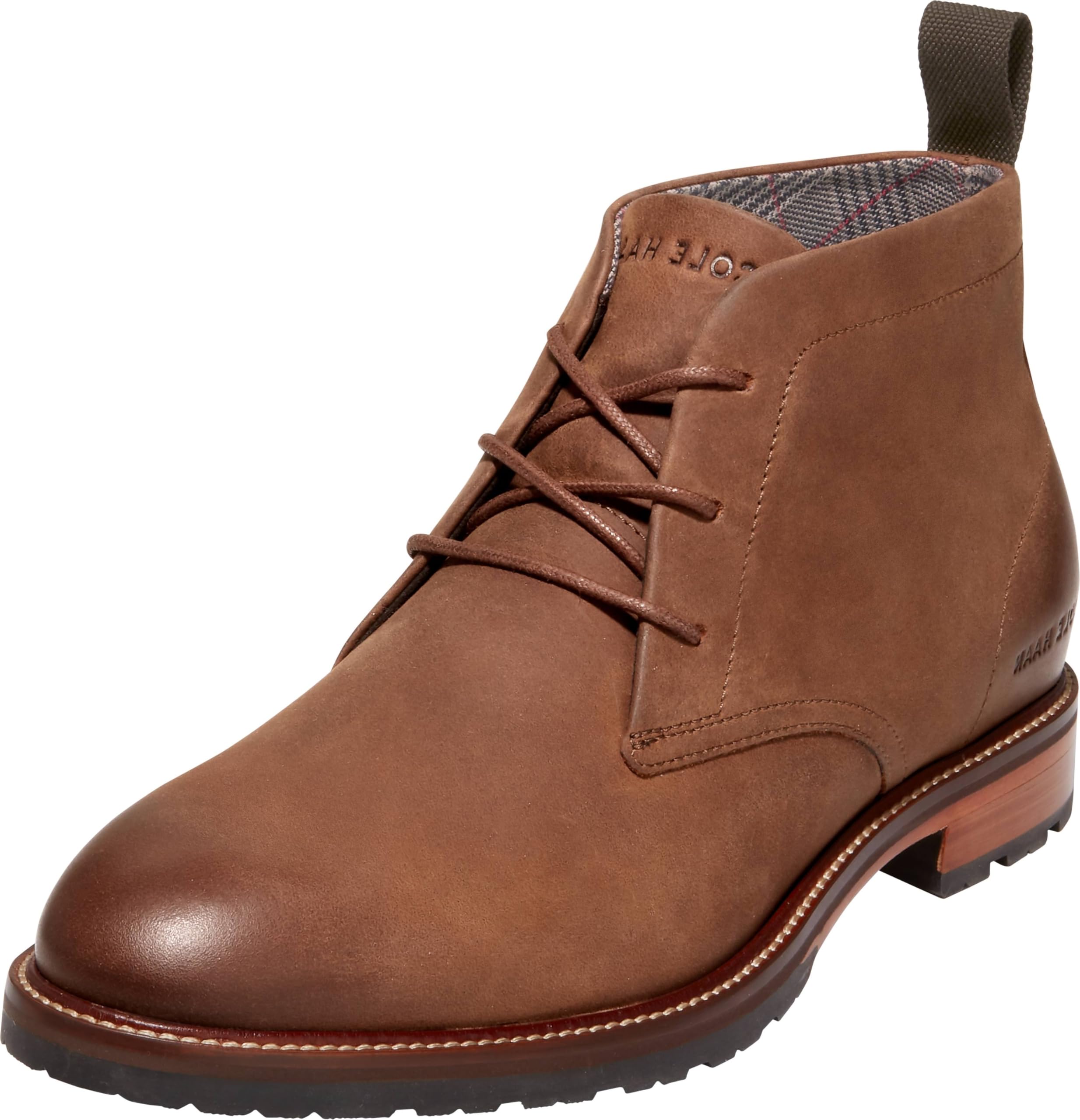 Cole Haan Mens Berkshire Chukka Boot, Dark Sequoia/Natural, 11.5-M US