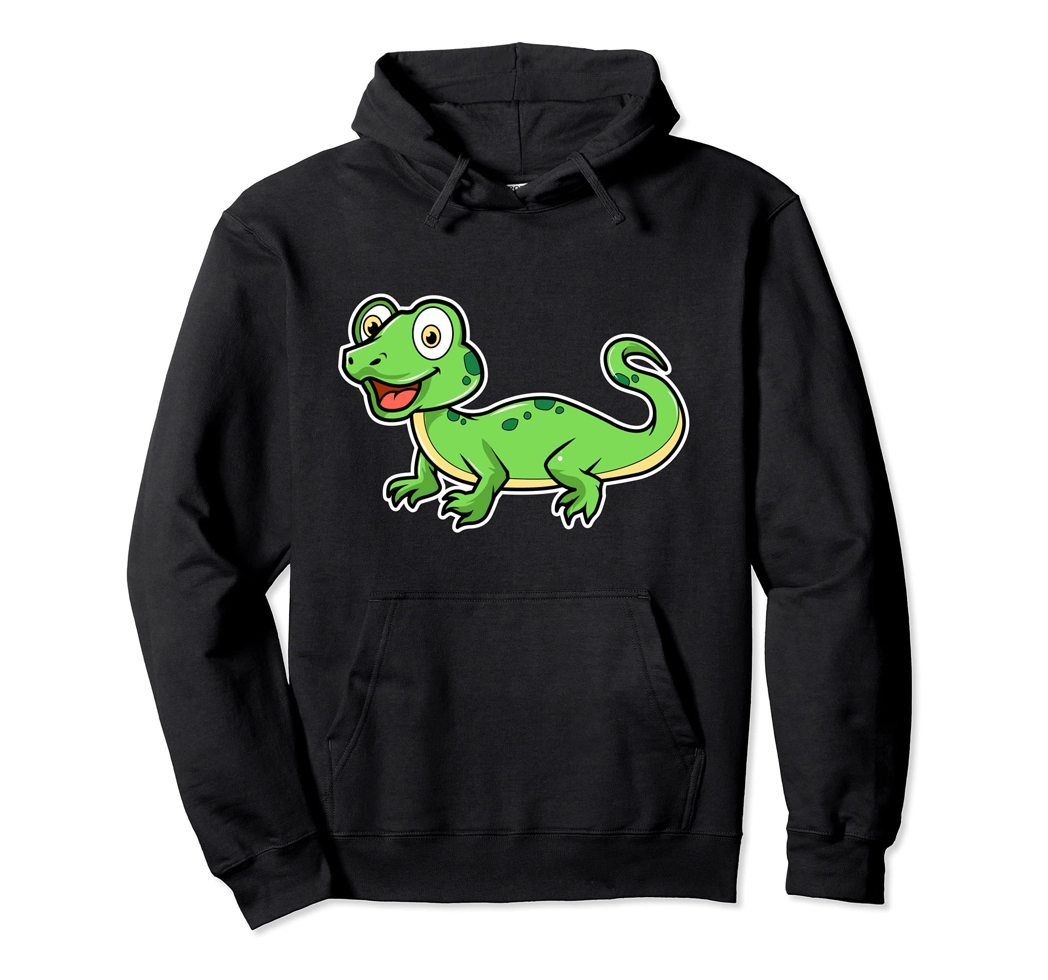 Cute lizard Cartoon Animal Reptile Pullover Hoodie