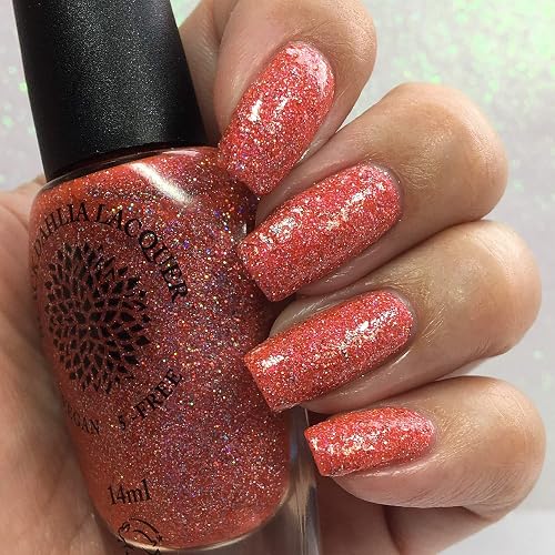 Amazon Com Poppy Seed Coral Crelly Nail Polish With Silver Pale Amazon Com Poppy Seed Coral Crelly Nail Polish With Silver Pale