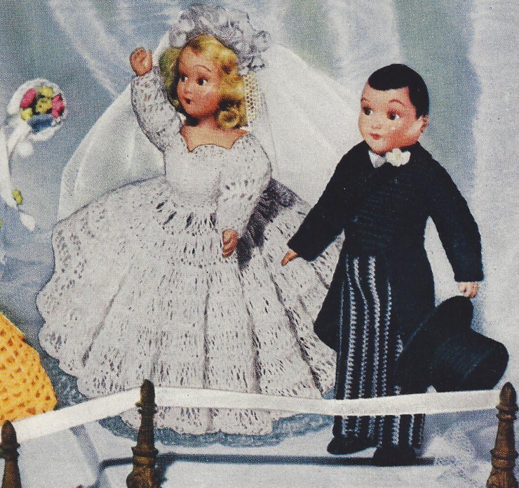 crochet bride and groom pattern