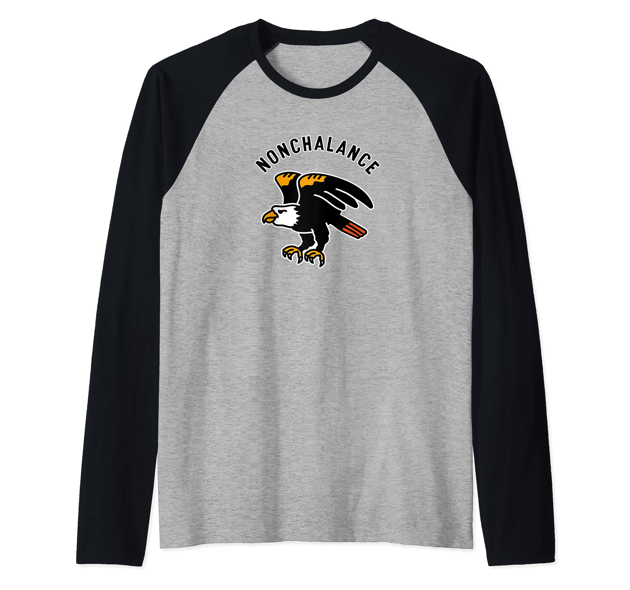 Nonchalance Raglan Baseball Tee