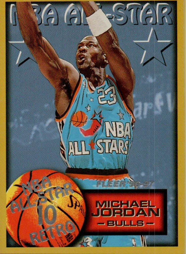 1997 FLEER MICHAEL JORDAN BASKETBALL CARD 282 FREE SHIPPING at