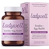 Ladywell Fertility + Egg Health | Fertility Support | Ovarian Health, Egg Quality, Ovulation & Conception Wellness Support | CoQ10, Folate + Key Ingredients | Science-Backed Women’s Supplement, 60 Ct