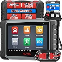 Autel Scaner MaxiCOM MK808S: 2025 Same as MX808S/MK808Z Bidirectional Scan Tool, Upgrade of MK808/MX808, 28+ Services, OE-Lev