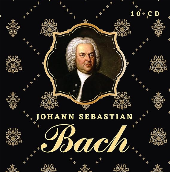 Johann Sebastian Bach 10 CDs Symphonies, Piano Sonatas, Piano