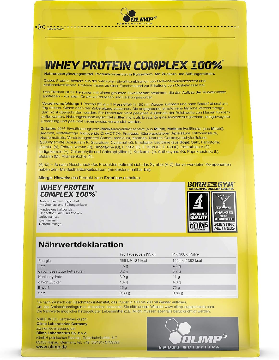 OLIMP SPORT NUTRITION Olimp Labs Chocolate Whey Protein Complex, 700 g, White, 700 g (Pack of 1) - Image 3