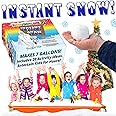 Instant Snow Powder for Christmas Decor, Sensory & Snow Play. 18oz Makes 7 Gallons of Realistic Fake Snow! Indoor & Outdoor Artificial Snow. Makes 400 Snowballs. Downloadable Activity Guide