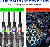 wecan 4 Pack 3 Pin DMX Cable 3m XLR Male Female DMX Lighting Cable view 7