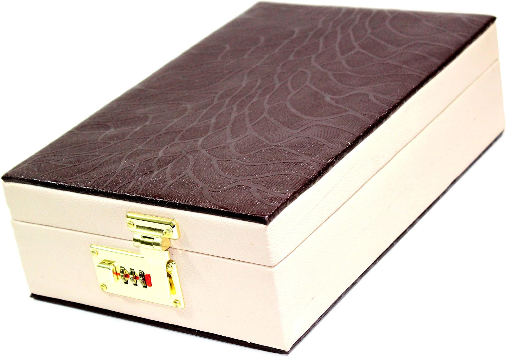 Girijaโข Brown 12"x 8" Jewelry Storage Box