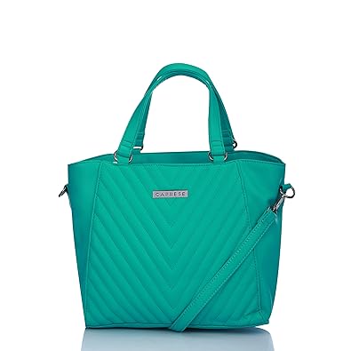 Caprese Womens Satchel (Aqua)