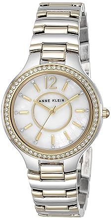 Anne Klein Analog White Dial Womens Watch - AK1855MPTTJ