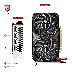 MSI GeForce RTX 4060 Ti Ventus 2X Black 8G OC