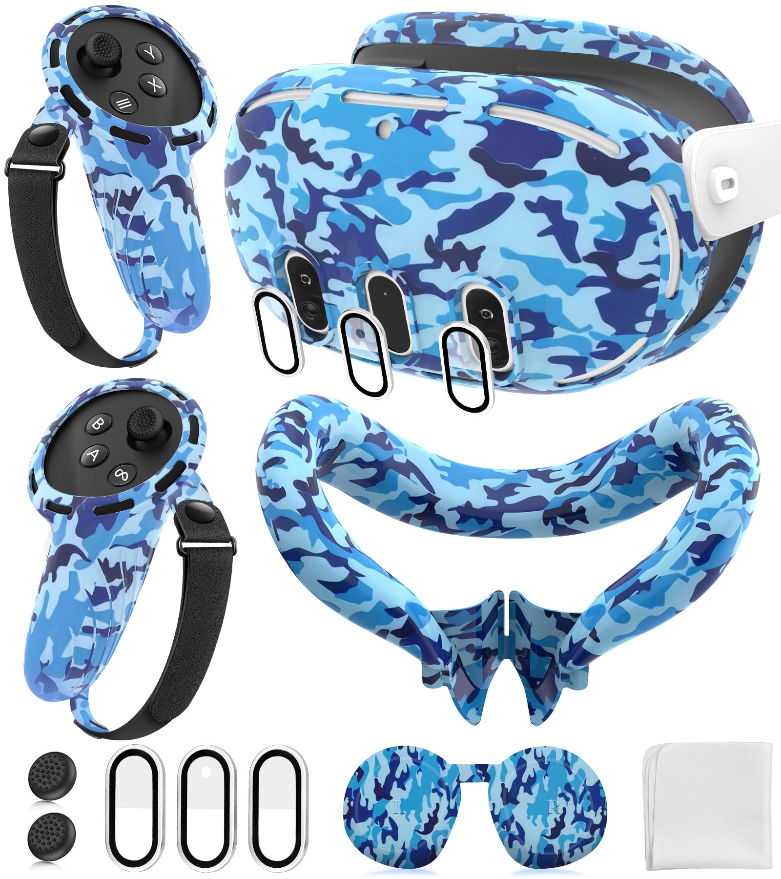 Silicone Cover Set Compatible with Meta/Oculus