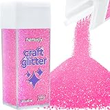 Hemway Glitter Shaker Baby Pink Iridescent 130g Ultrafine Craft Glitter
