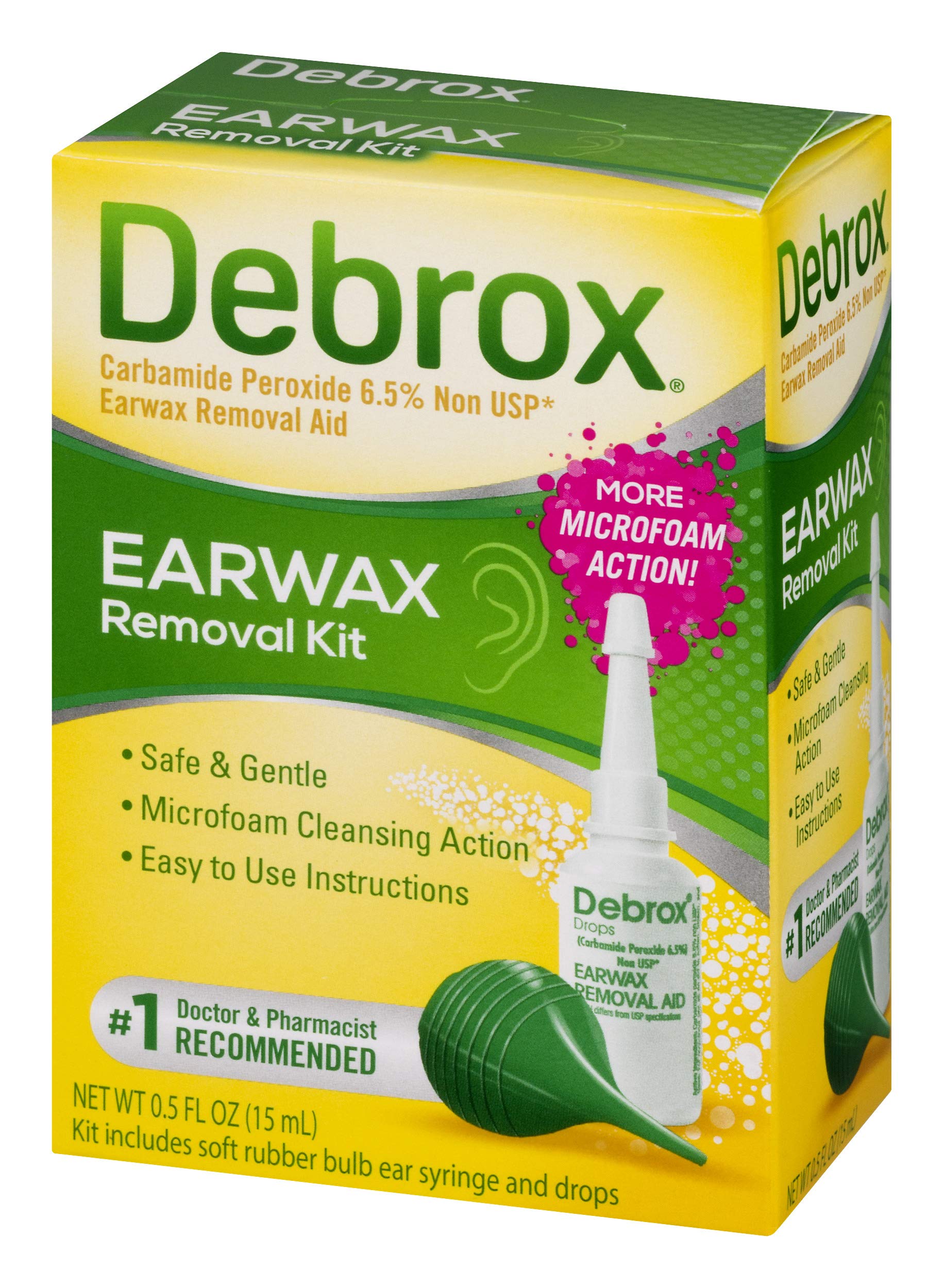 Debrox Earwax Removal Kit, Earwax Removal Drops and Ear Syringe Buy