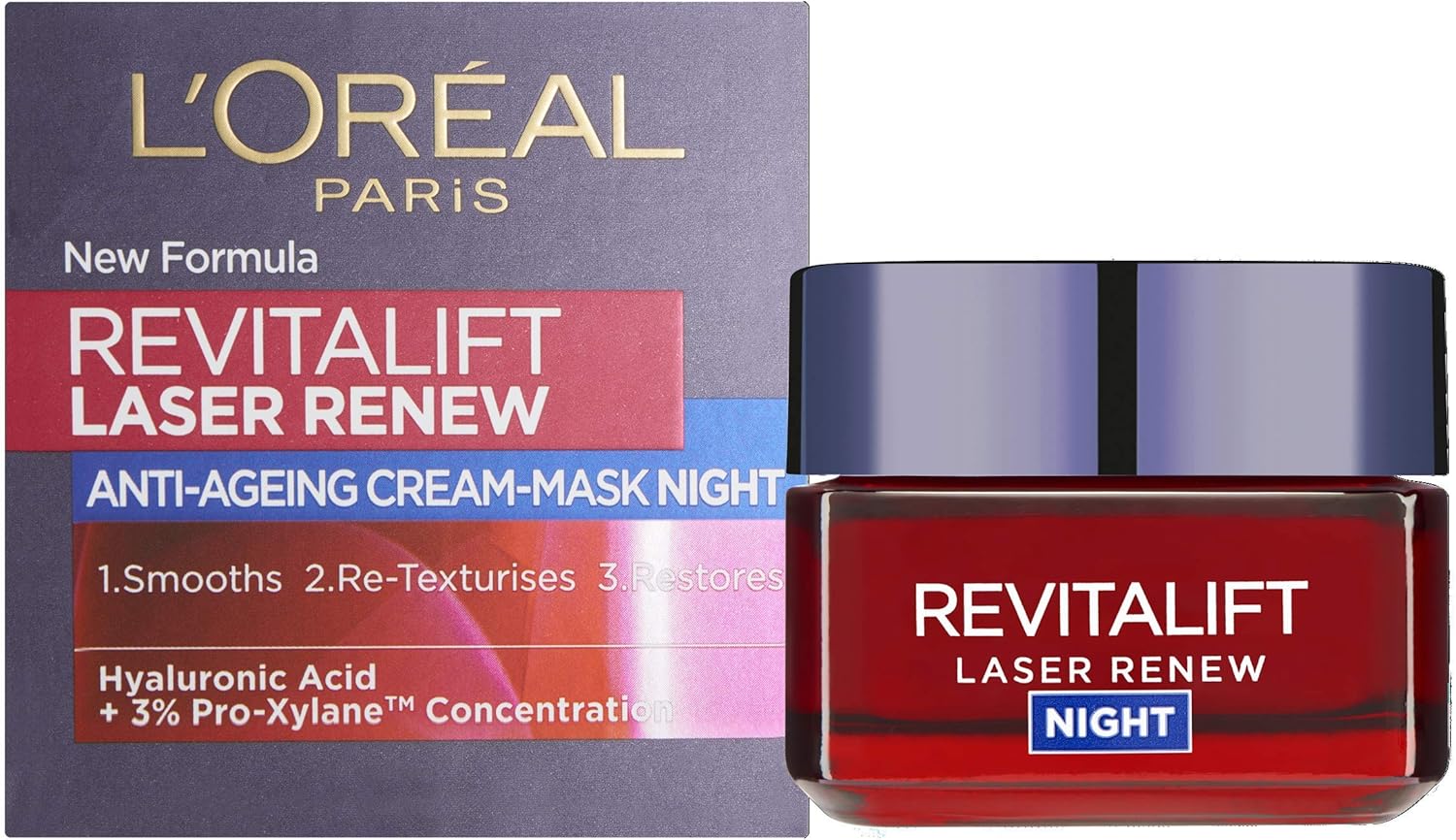 L'Oréal Revitalift Night Cream, 50ml Amazon.co.uk Beauty