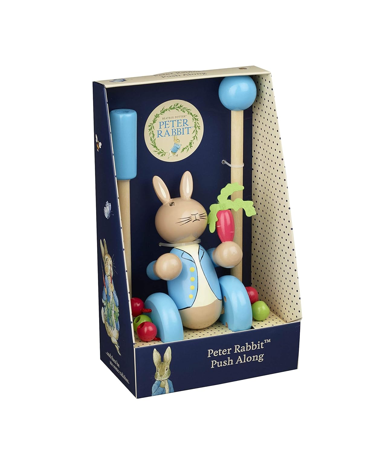 peter rabbit wooden toy box