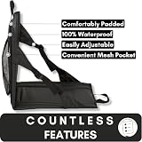 Highlander Foldable Outdoor Seat Mat Lightweight Padded Black view 6