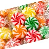 Fruit Starlights, Hard Candy Individually Wrapped, 1 Lb Bag | Orange, Pineapple, Cherry, Lime, Old Fashioned Candy